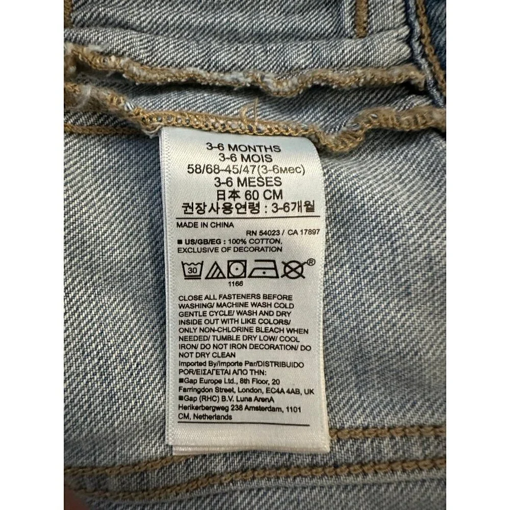 Baby Gap Disney Mickey Mouse embroidered Jean Jacket
